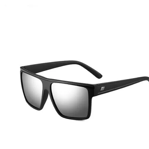 Men's Polarized Classic Retro Sunglasses - Black,Brown