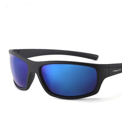 Men's Polarized Wrap Lens Sunglasses