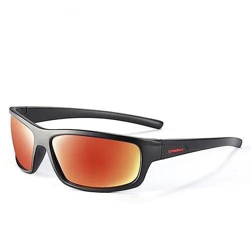 Men's Polarized Wrap Lens Sunglasses
