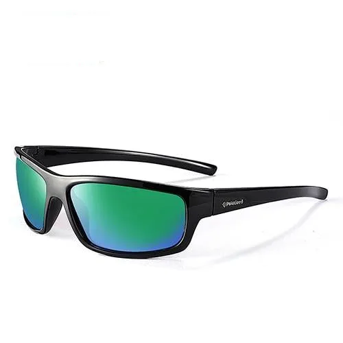 Men's Polarized Wrap Lens Sunglasses