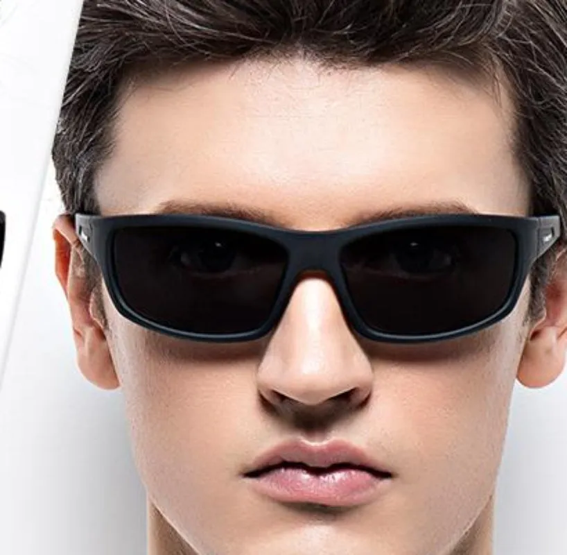 Men's Polarized Wrap Lens Sunglasses