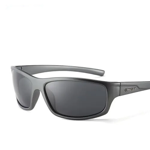 Men's Polarized Wrap Lens Sunglasses
