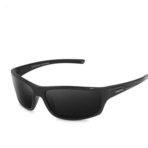 Men's Polarized Wrap Lens Sunglasses