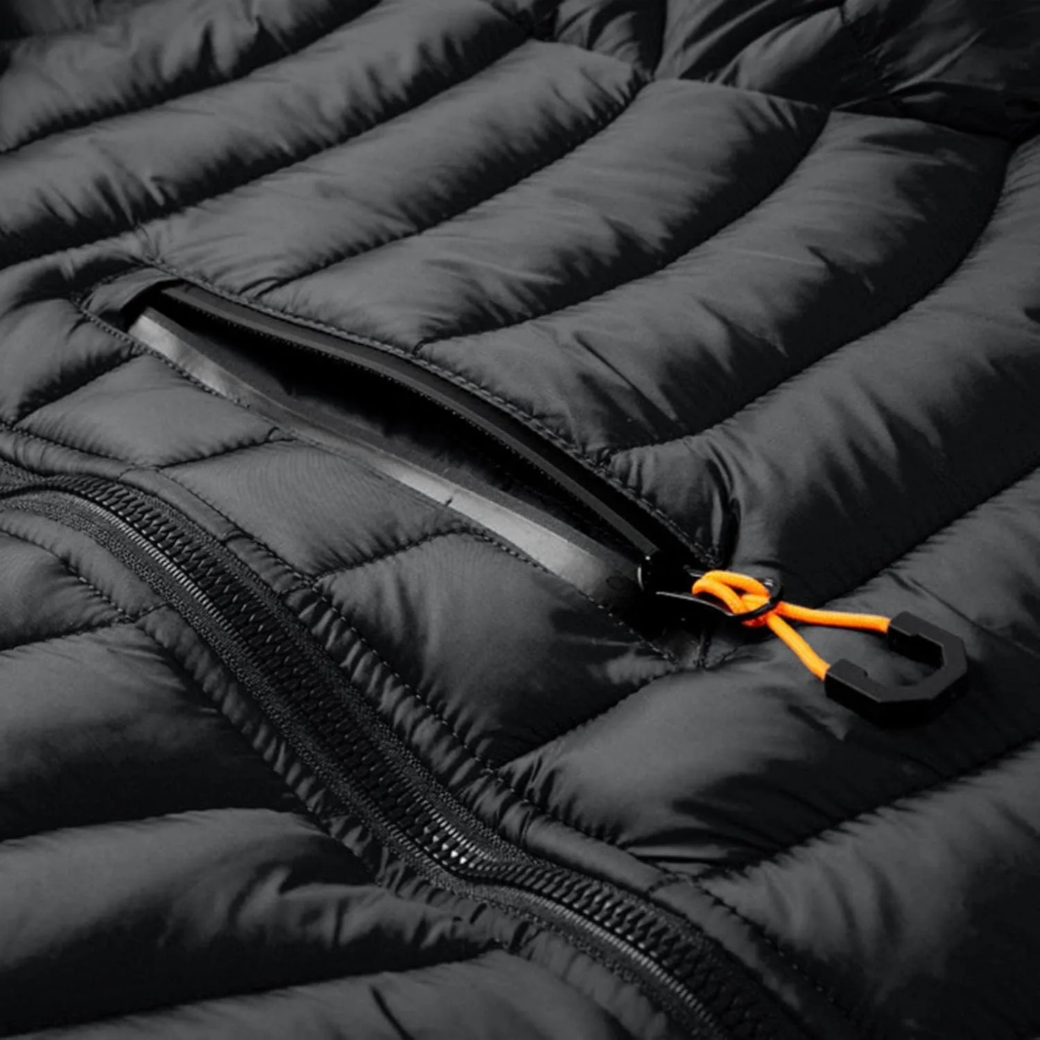 Mens Puffer Jacket Zip Up Bubble Insulated Jacket with Detachable Hood, Packable Lightweight Puffy Jacket