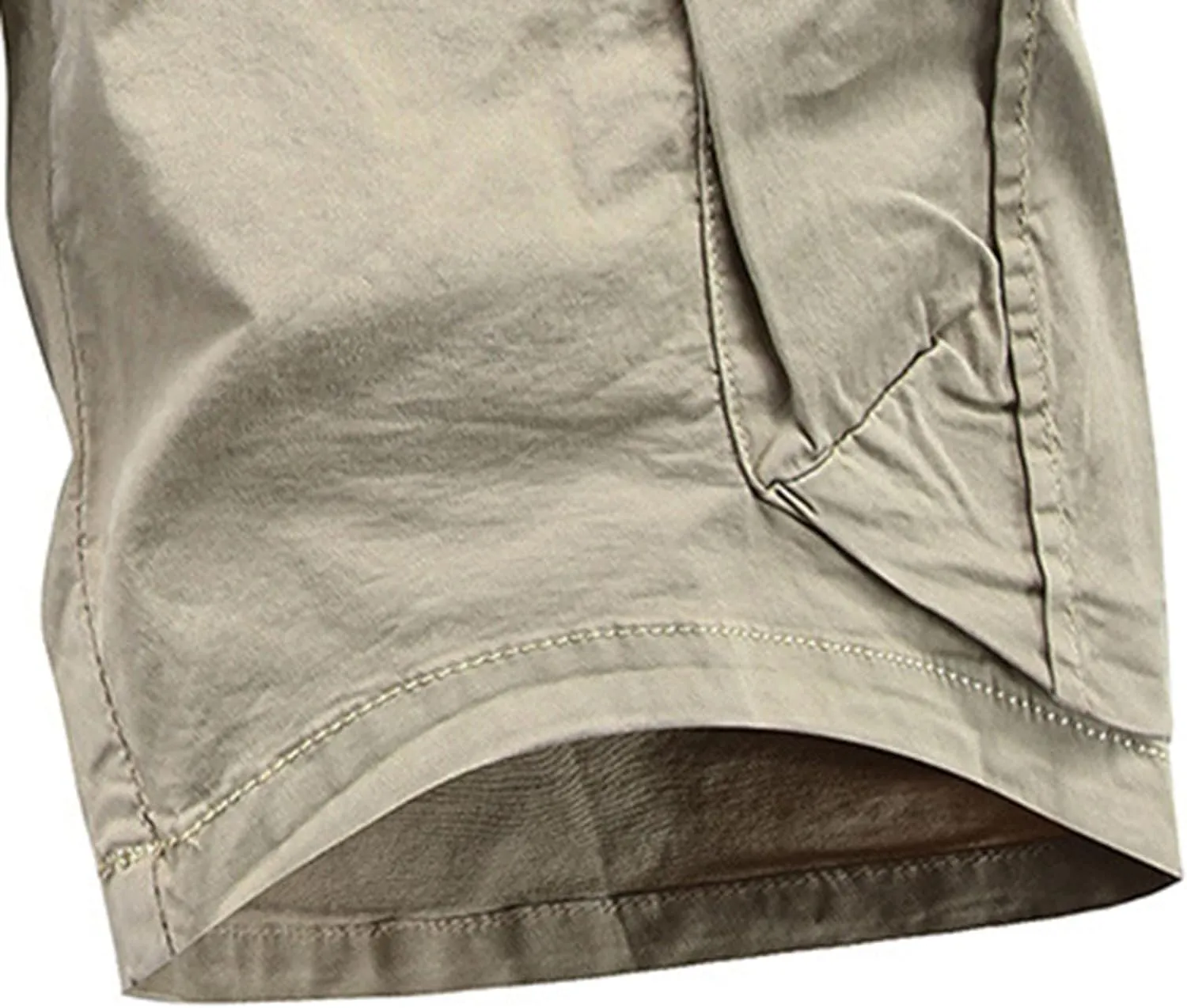 Mens Quick Dry Hiking Shorts Men's Cargo Casual Outdoor 4-Way Stretchy Lightweight Short with Multi Pockets(No Belt)