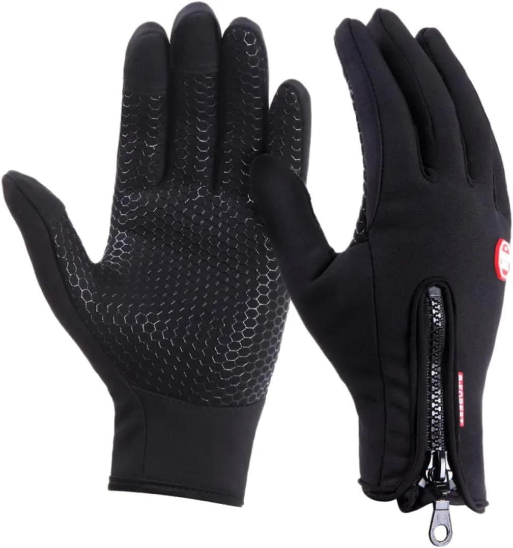 Men's Touchscreen Gloves Winter Warm Windproof Ladies Gloves Cold Weather Anti-Slip