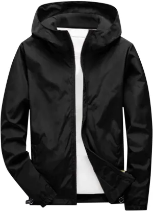 Men's Waterproof Ski Jacket Warm Winter Coat Long Sleeve Thickened Winter Breathable Coat with Pocket Winter Warm