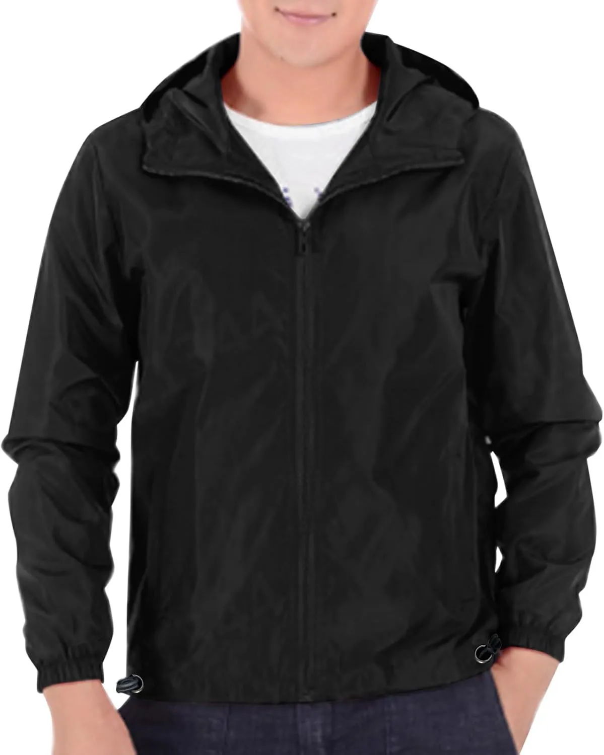 Men's Waterproof Ski Jacket Warm Winter Coat Long Sleeve Thickened Winter Breathable Coat with Pocket Winter Warm
