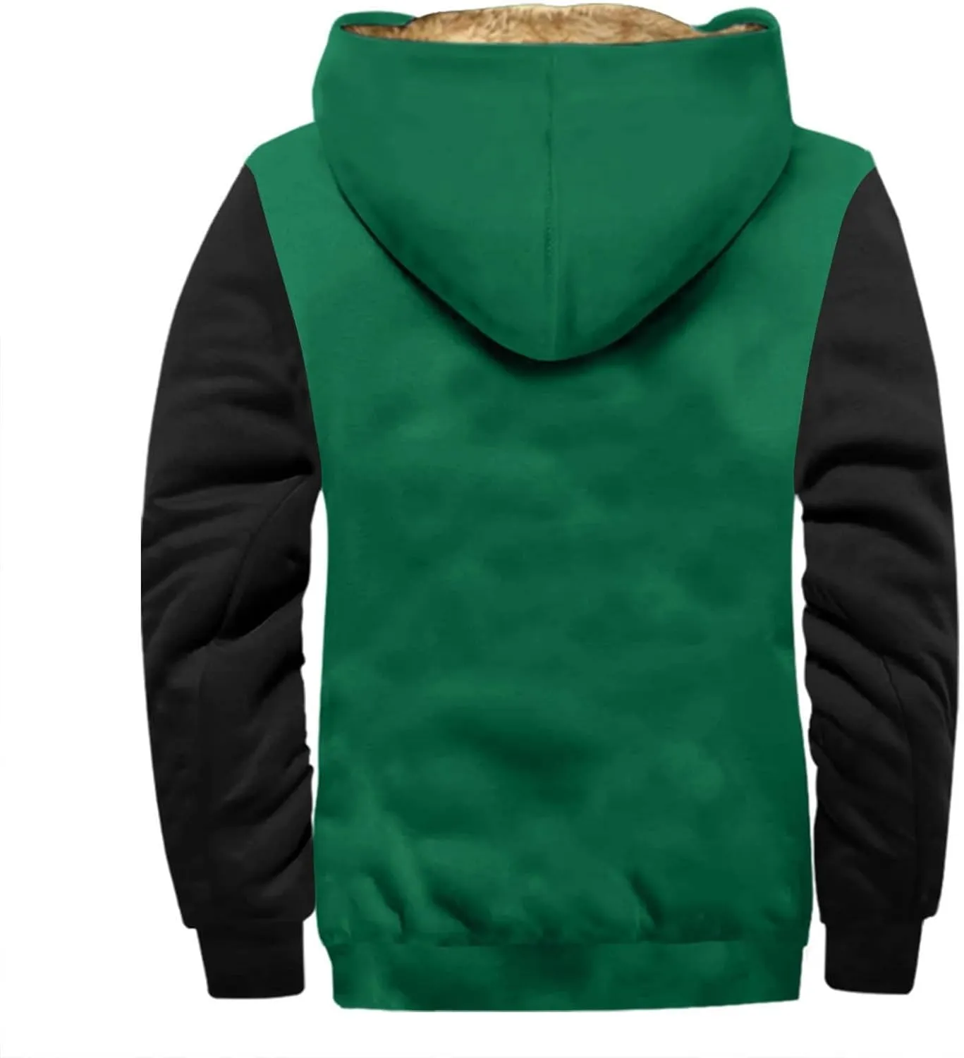 Mens Winter Coat Sherpa Lined Hoodie Jackets Zip Up Long Sleeve Heavyweight Sweatshirt Warm Fleece Jacket, S-5XL