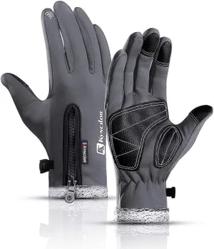 Men's Winter Gloves Touchscreen Gloves Warm Waterproof for Outdoor Bicycling Sport Work