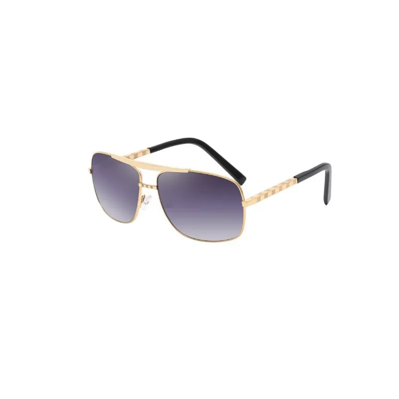 Metal Frame Sunglasses Men's Square Shades
