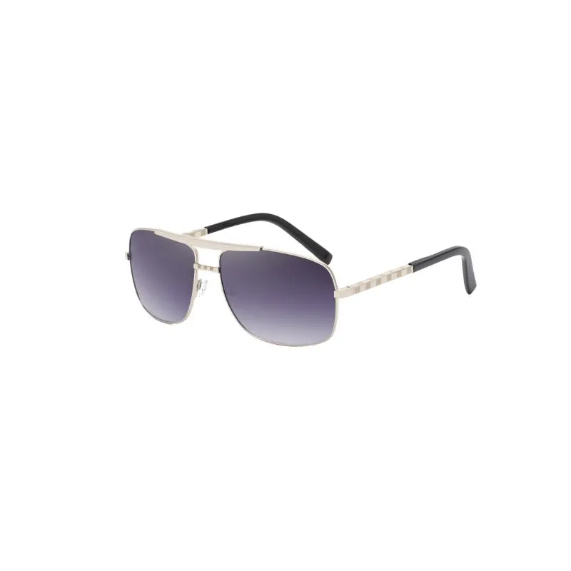 Metal Frame Sunglasses Men's Square Shades