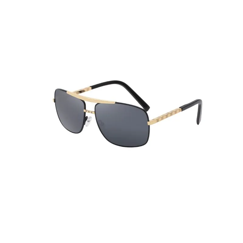Metal Frame Sunglasses Men's Square Shades