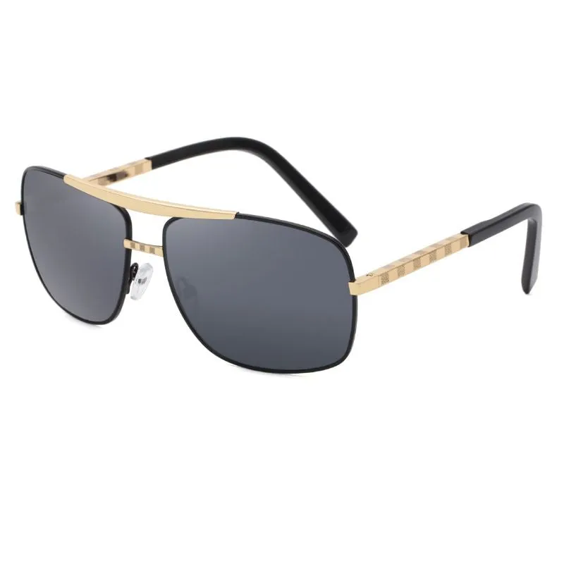 Metal Frame Sunglasses Men's Square Shades