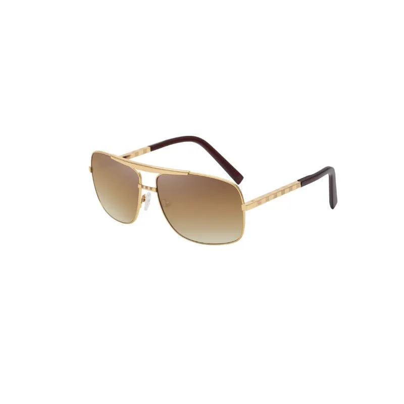 Metal Frame Sunglasses Men's Square Shades