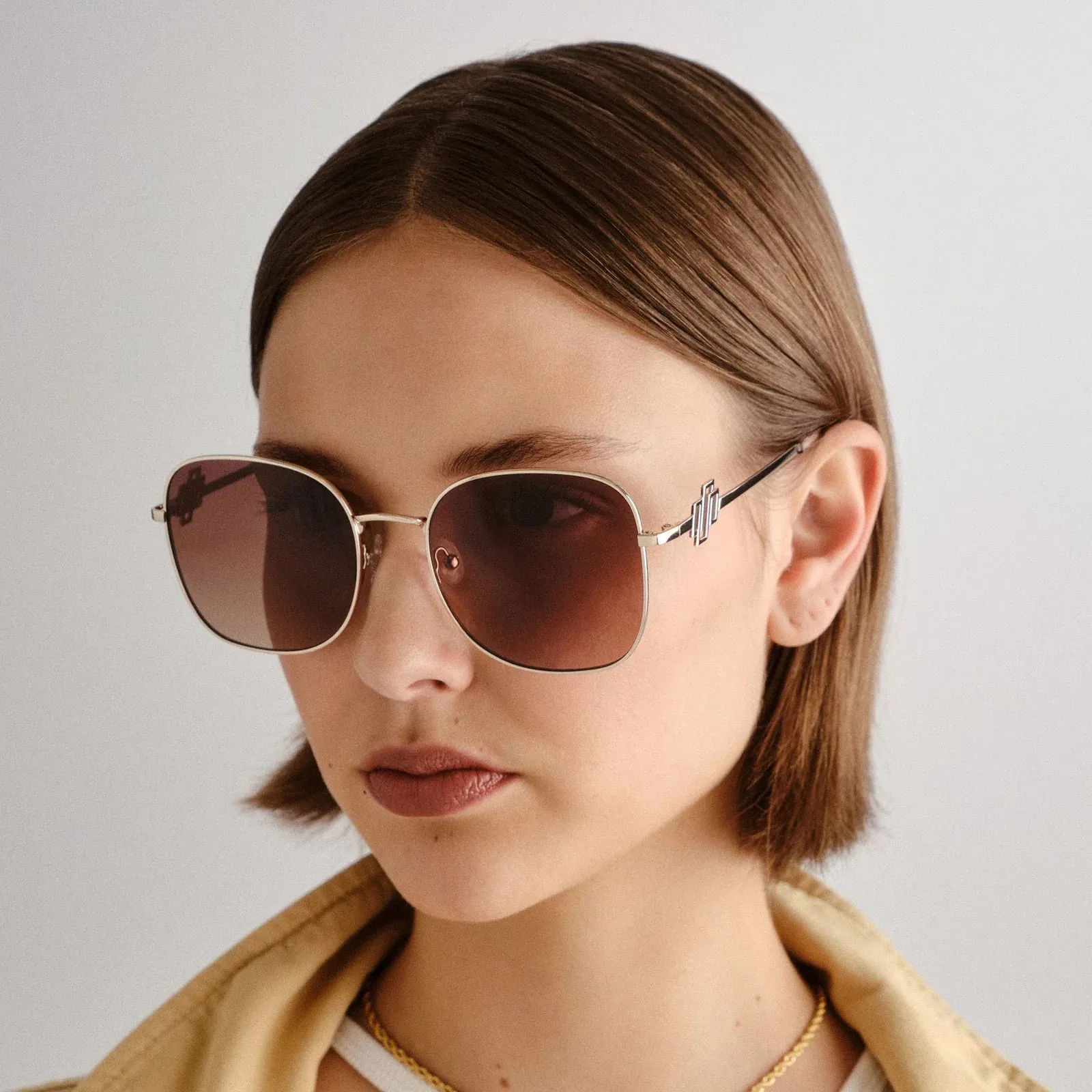 METAMORPHOSIS SUNGLASSES - BRIGHT GOLD BROWN