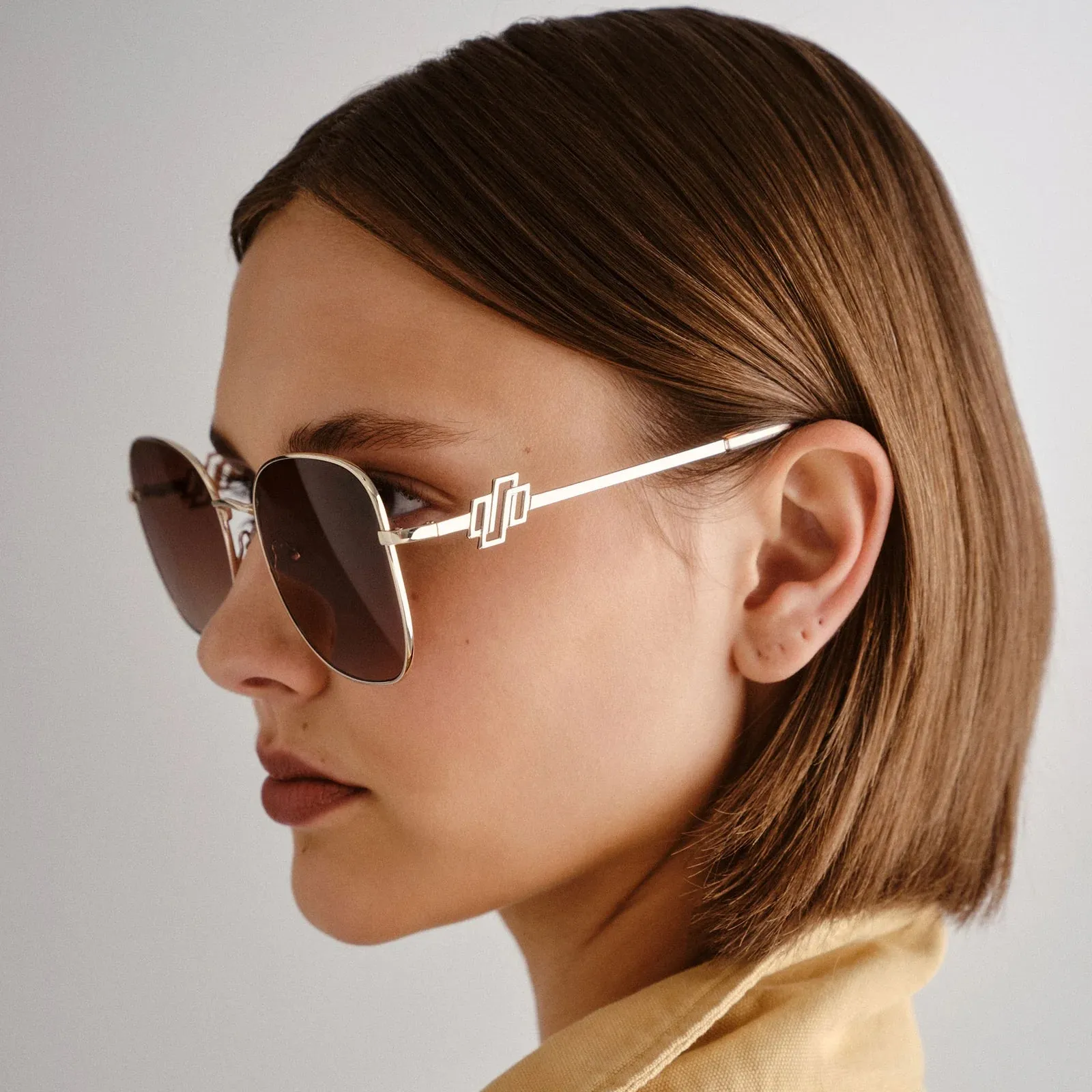 METAMORPHOSIS SUNGLASSES - BRIGHT GOLD BROWN