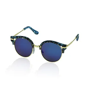Milk & Soda SASKIA Sunglass BLUE LEOPARD