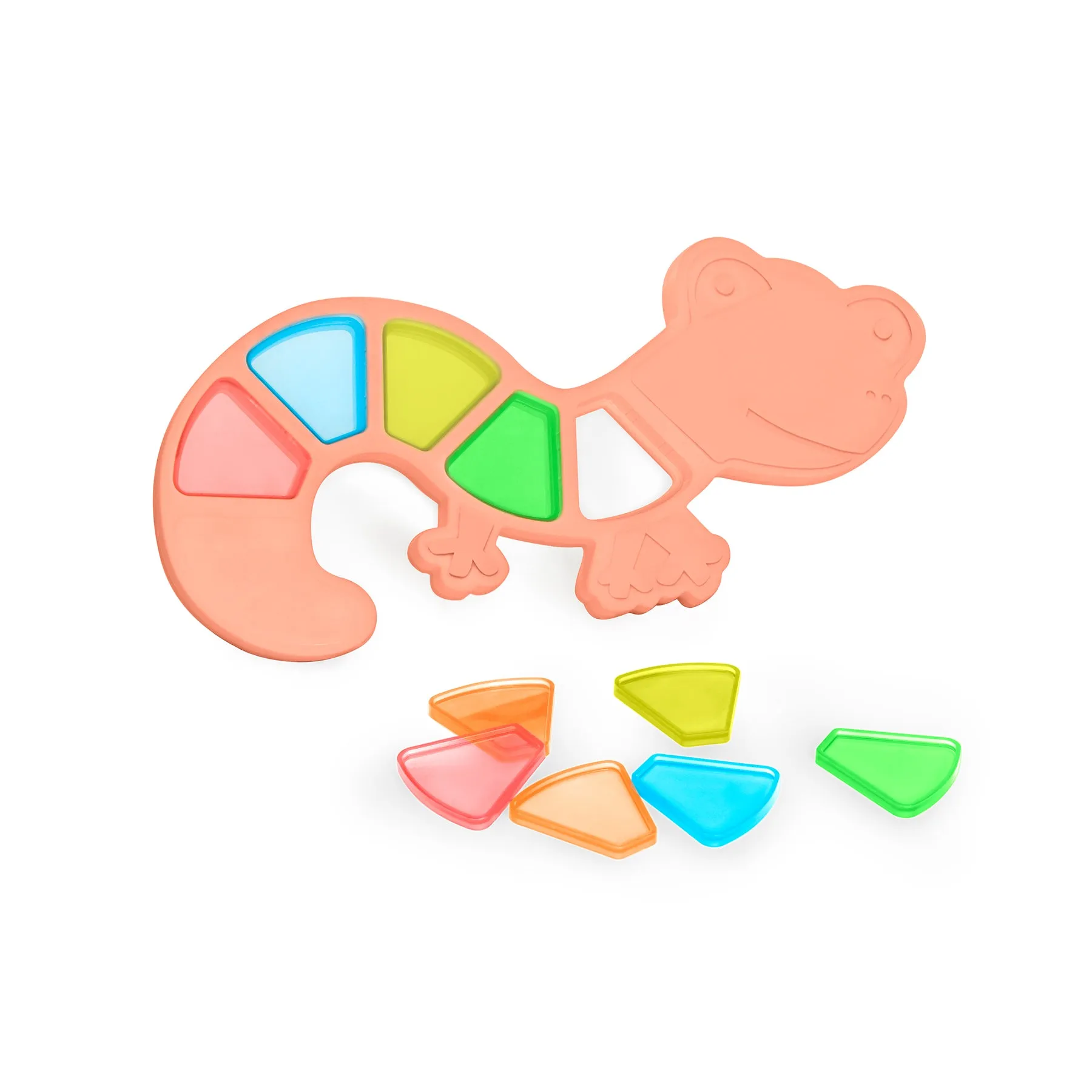 Miniland Feel to Learn - Translucent Colorful Lizard - Sensory Play Set