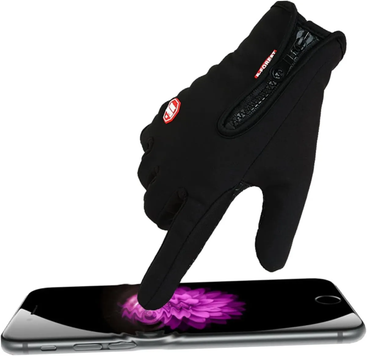 Mipcase Touch Screen Warm Gloves for Ladies Windproof Winter Gloves Men's Touchscreen Cold Weather Driving Anti-Slip