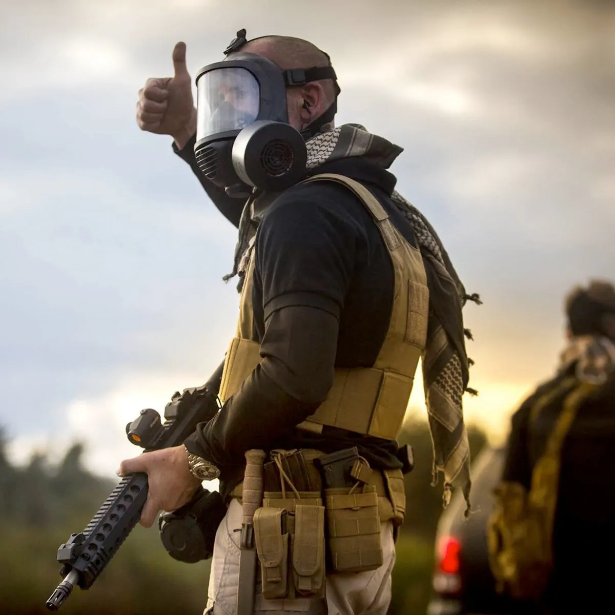 MIRA Safety CM-6M Tactical Gas Mask Full-Face Respirator for CBRN Defense