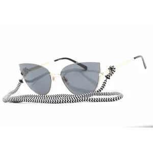 Missoni Women's Sunglasses - Gold Cat Eye Metal Frame Grey Lens | MMI 0100/S J5G IR