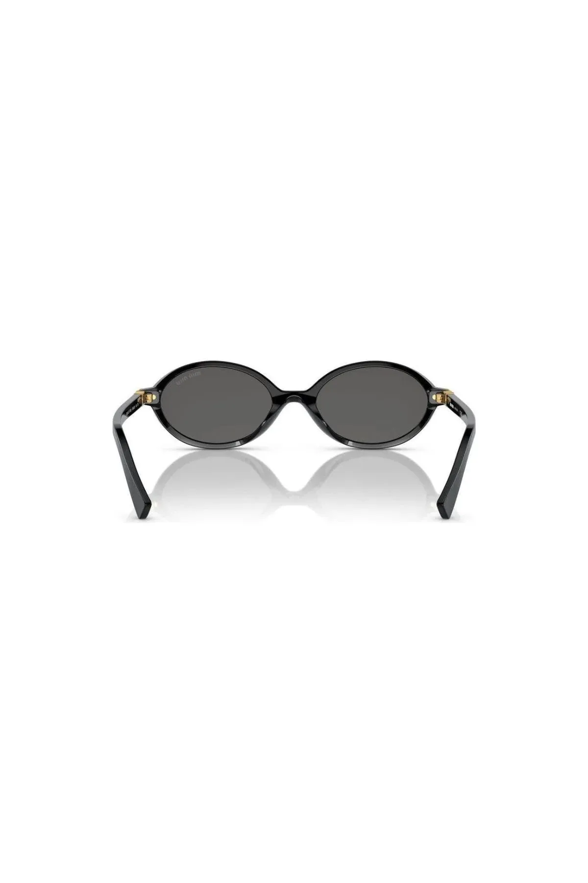 Miu Miu Oval Sunglasses Black 0MU 04ZSF