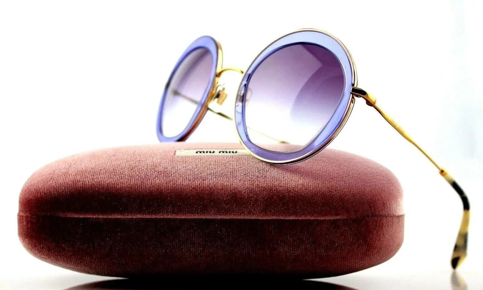 MIU MIU Women's Round Sunglasses SMU 50Q TIF-4W1