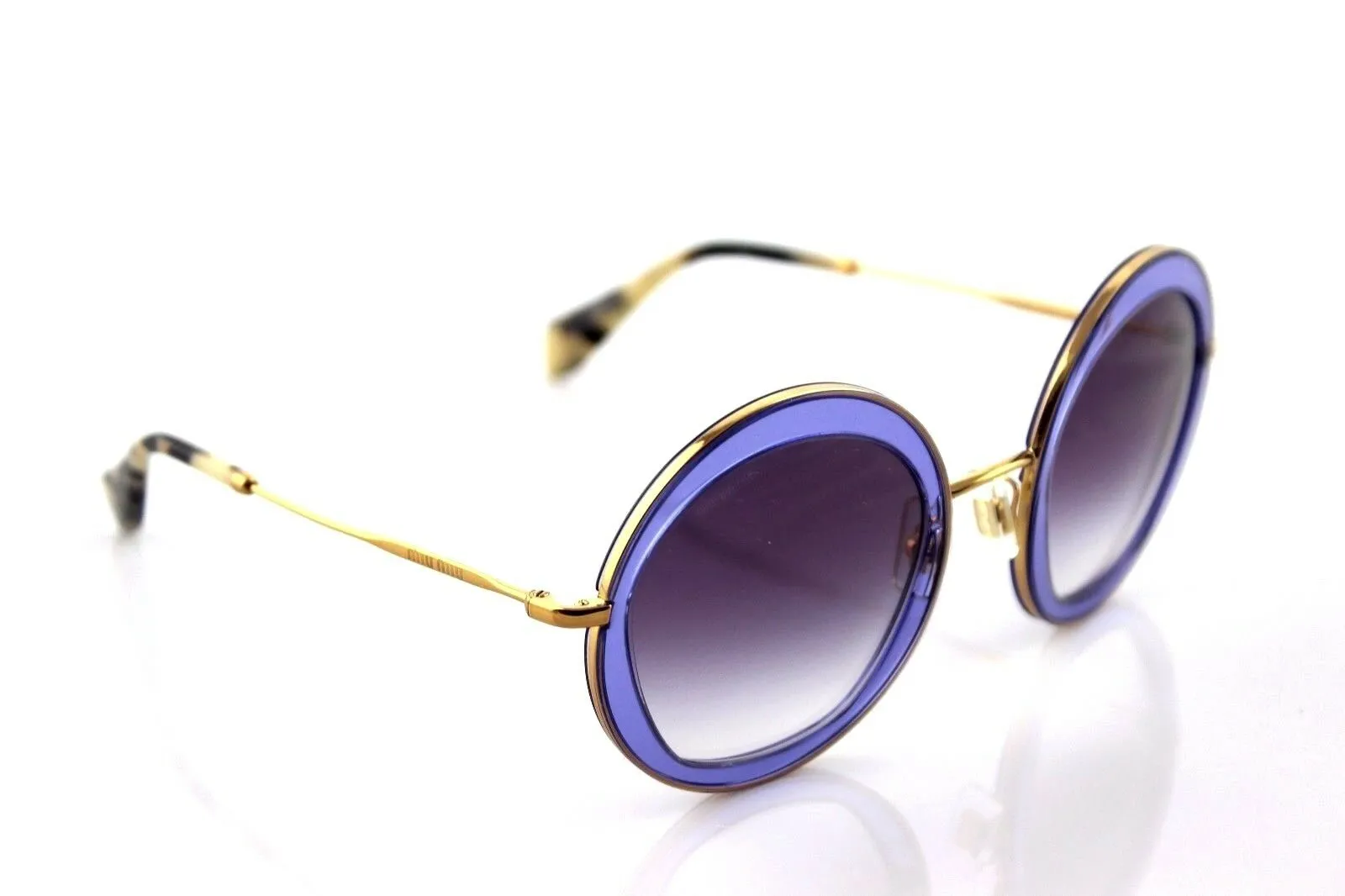 MIU MIU Women's Round Sunglasses SMU 50Q TIF-4W1