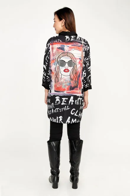 MIXED PRINT BLOUSE