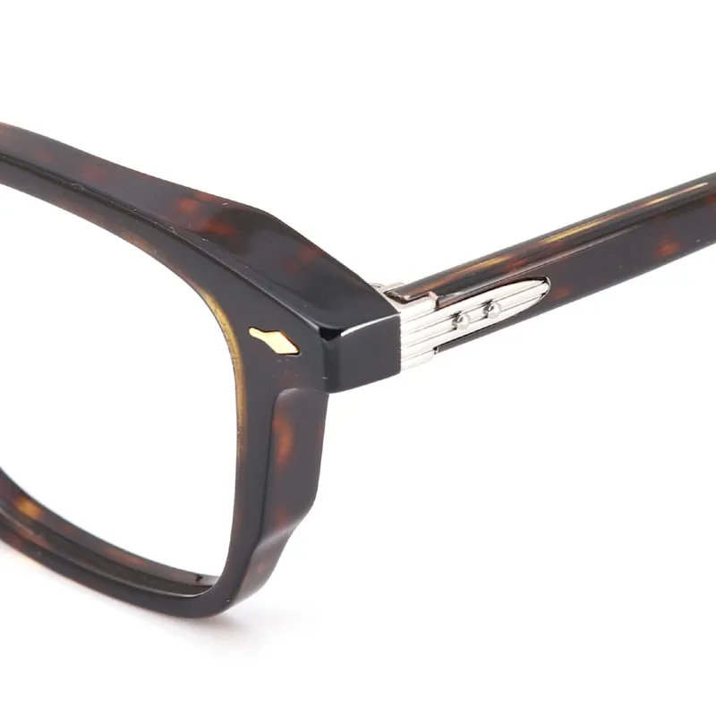Muzz Men's Full Rim Square Acetate Eyeglasses 98625