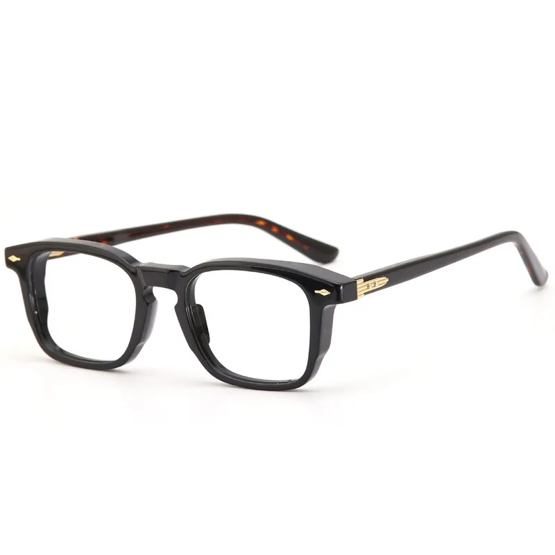 Muzz Men's Full Rim Square Acetate Eyeglasses 98625