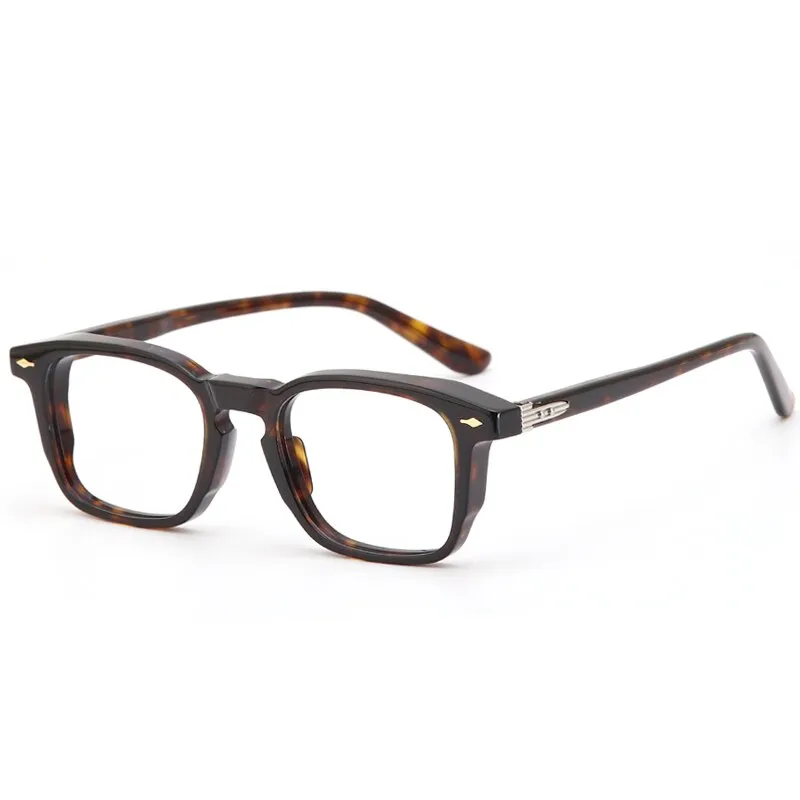 Muzz Men's Full Rim Square Acetate Eyeglasses 98625