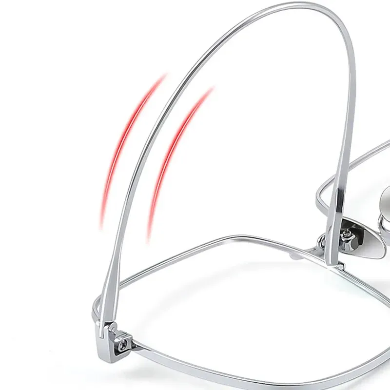 Muzz Unisex Full Rim Oversized Square Titanium Eyeglasses 121219