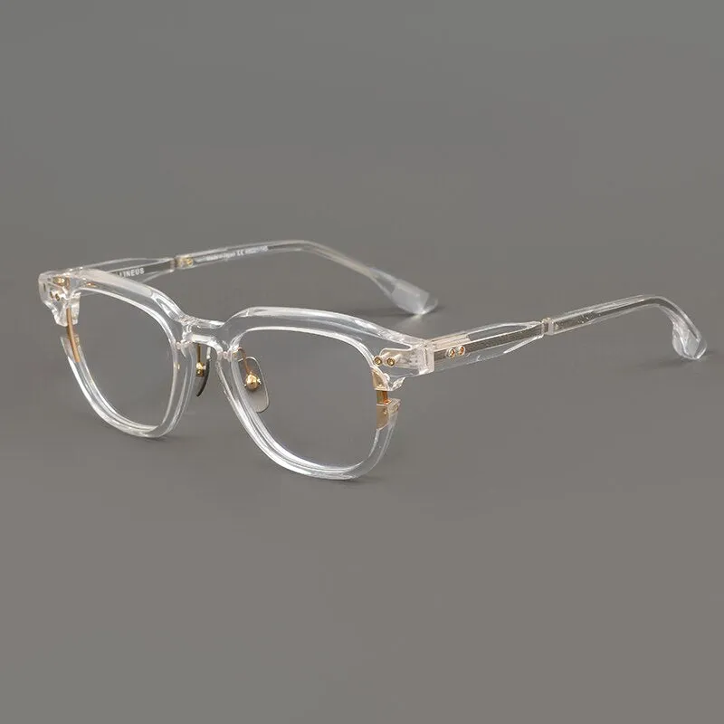 Muzz Unisex Full Rim Square Round Acetate Eyeglasses 702