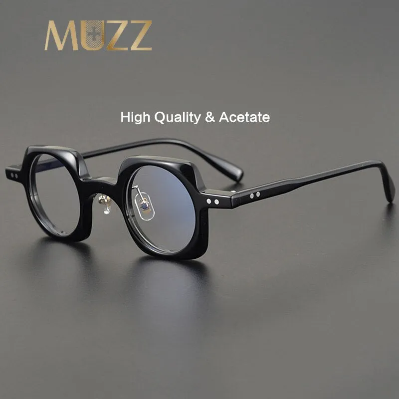 Muzz Women's Full Rim Square Round Acetate Frame Eyeglasses Hp2590