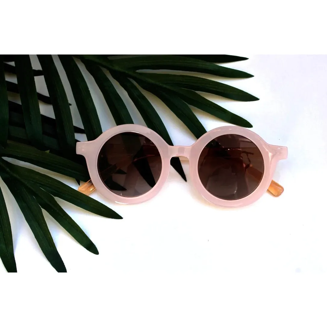 My Little Sunnies Round Retro Sunglasses Pink Orange
