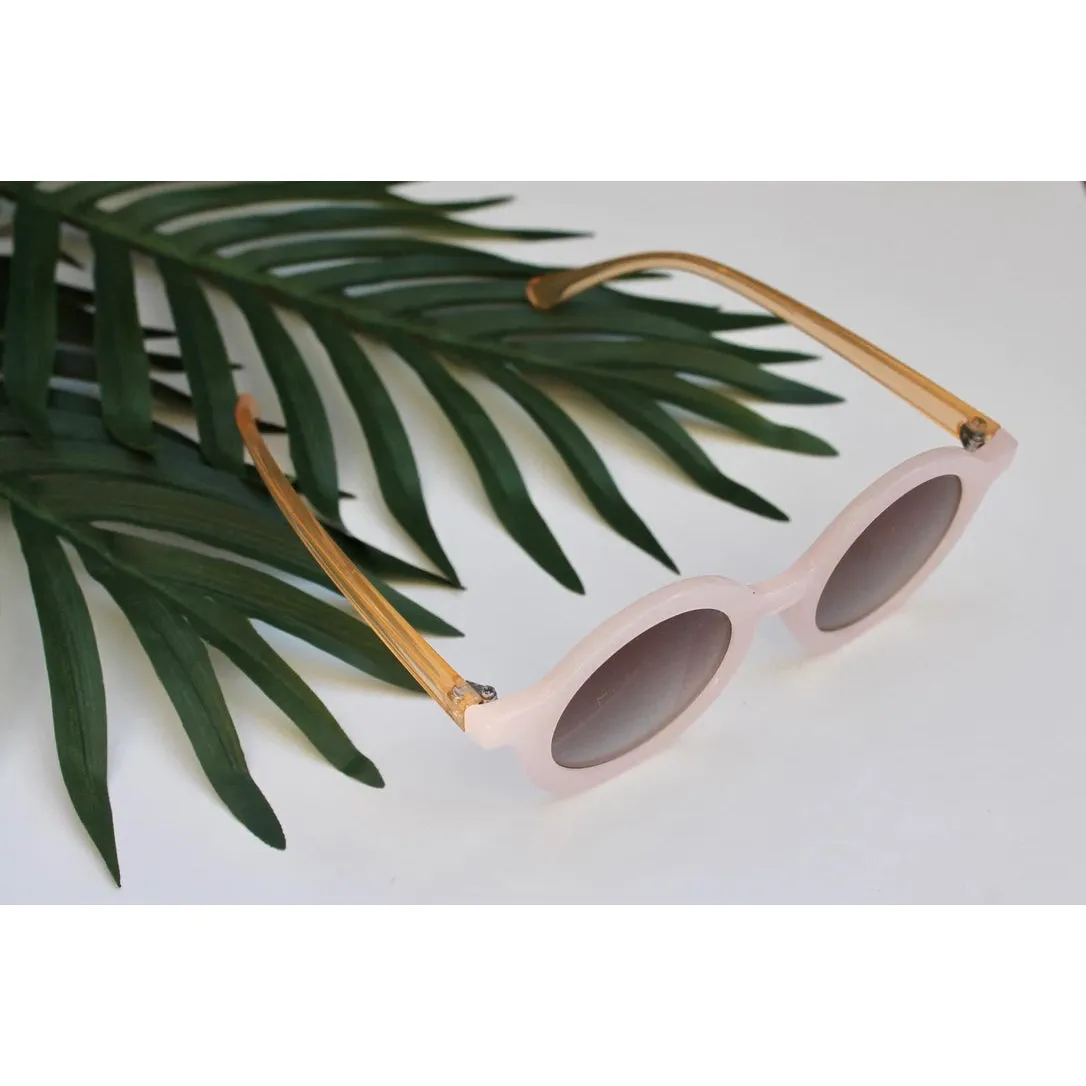 My Little Sunnies Round Retro Sunglasses Pink Orange