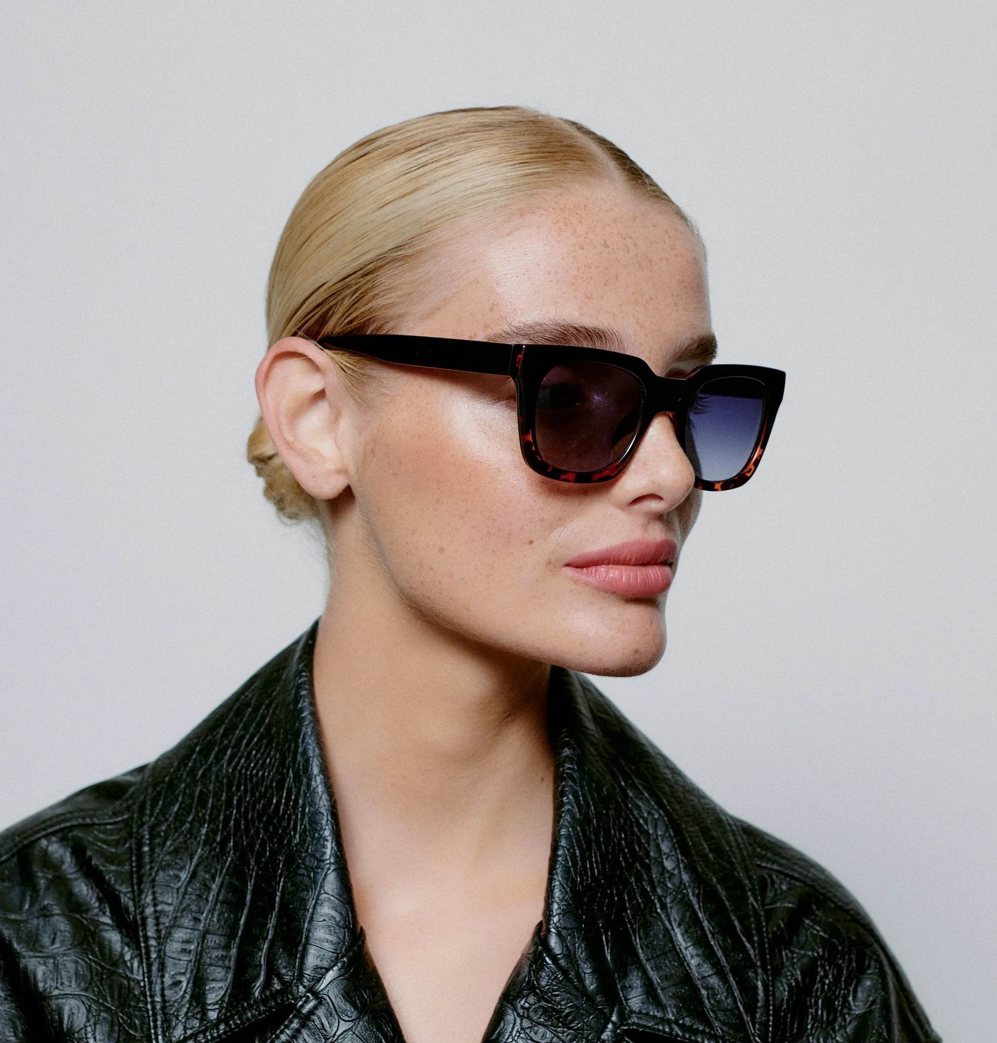 Nancy Sunglasses - Black Demi Tortoise