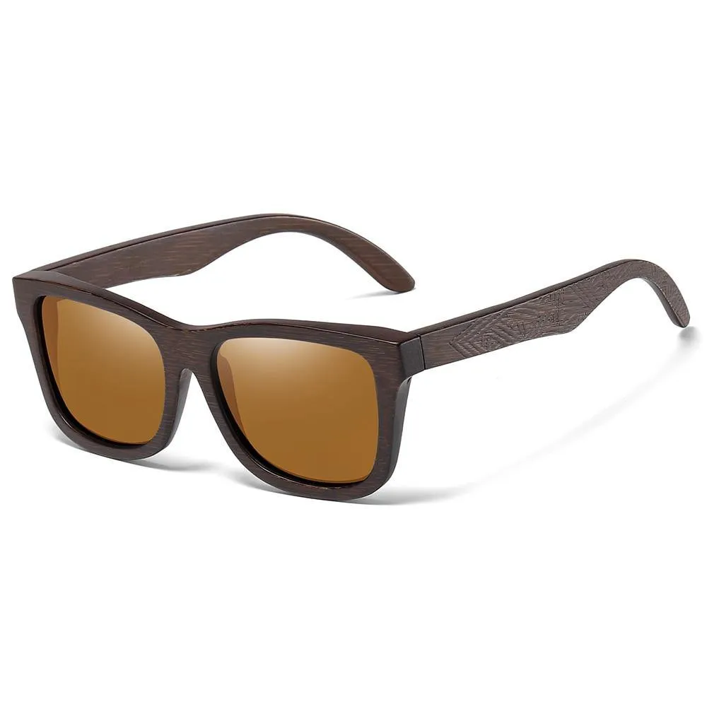 Natural Bamboo Wooden Sunglasses