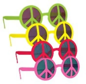neon peace sign sunglasses Case of 300