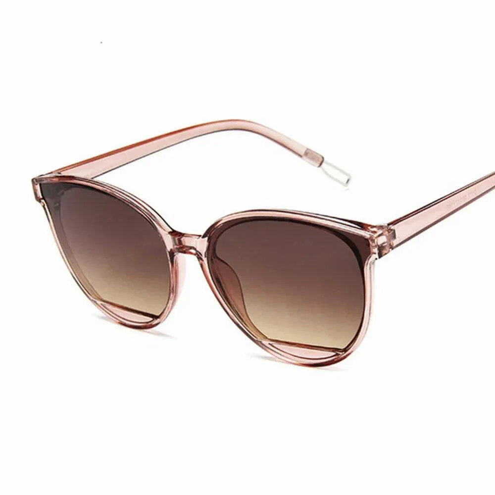 New Arrival Fashion Sunglasses Women Vintage Metal Mirror UV400