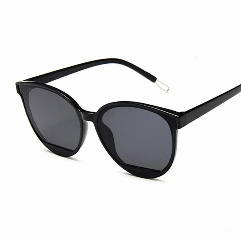 New Arrival Fashion Sunglasses Women Vintage Metal Mirror UV400