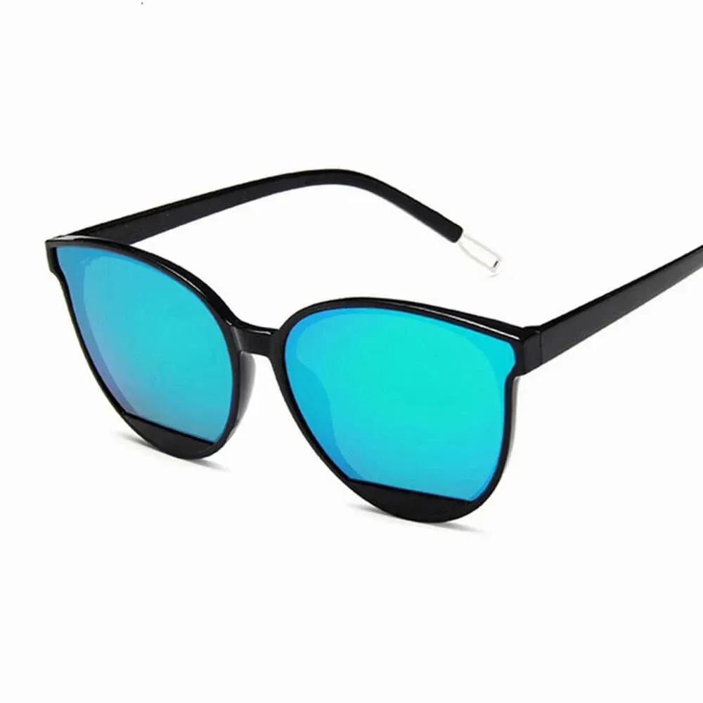 New Arrival Fashion Sunglasses Women Vintage Metal Mirror UV400