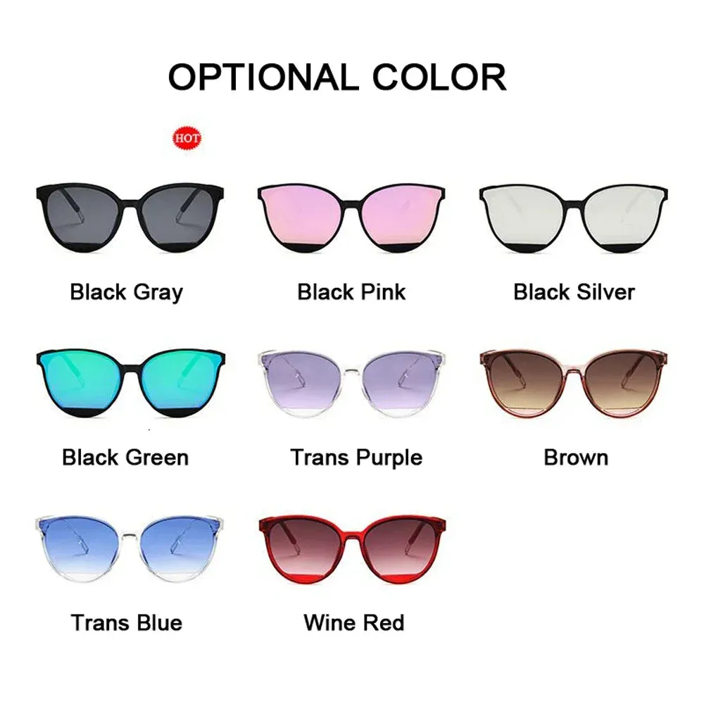 New Arrival Fashion Sunglasses Women Vintage Metal Mirror UV400