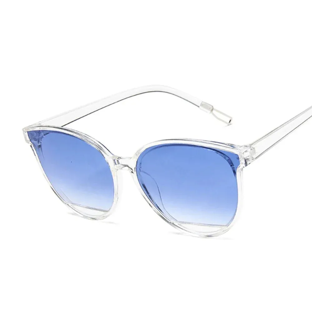 New Arrival Fashion Sunglasses Women Vintage Metal Mirror UV400