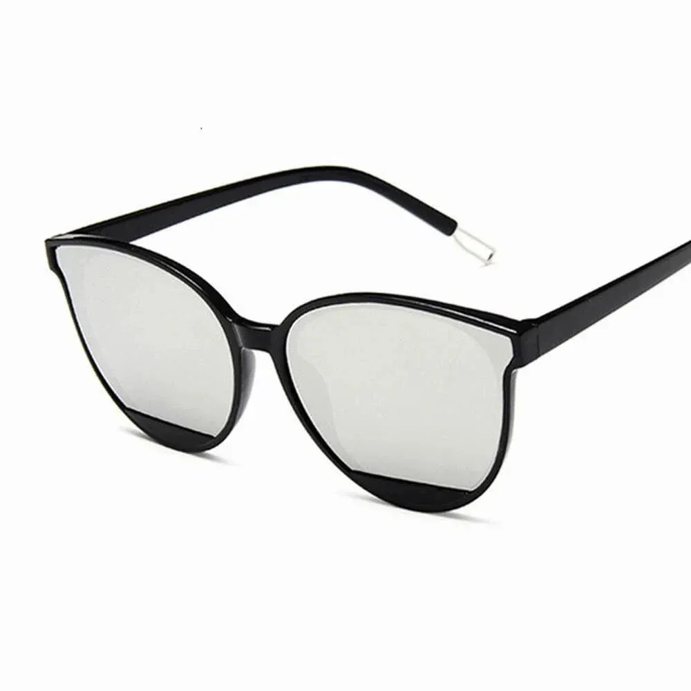 New Arrival Fashion Sunglasses Women Vintage Metal Mirror UV400