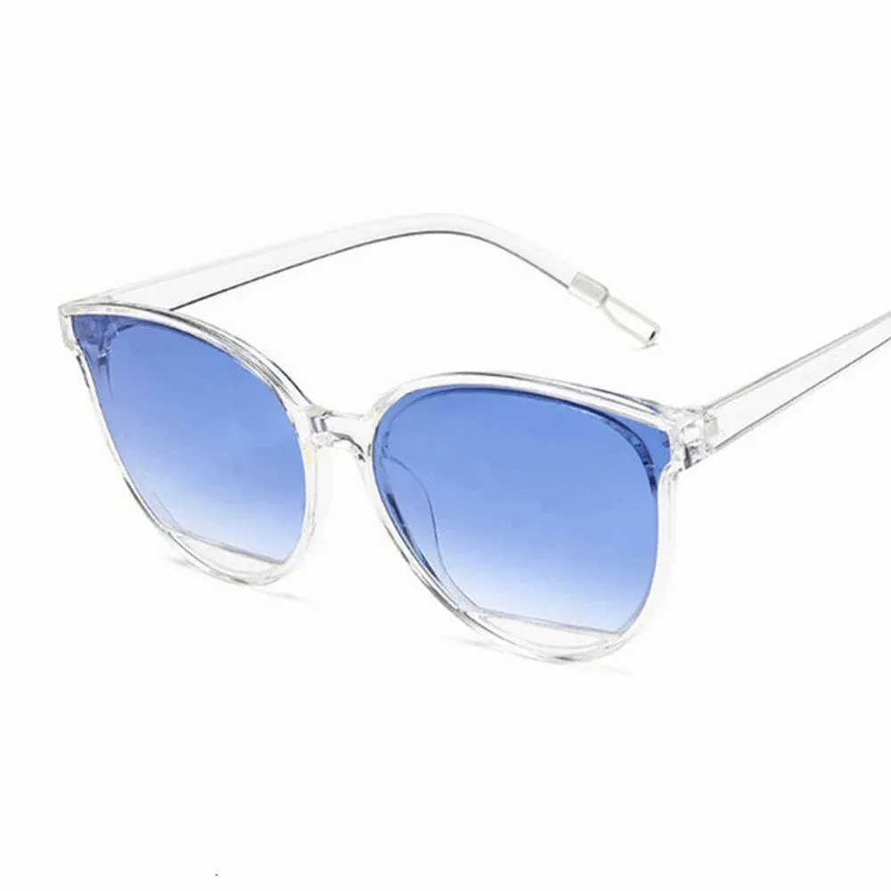 New Arrival Fashion Sunglasses Women Vintage Metal Mirror UV400