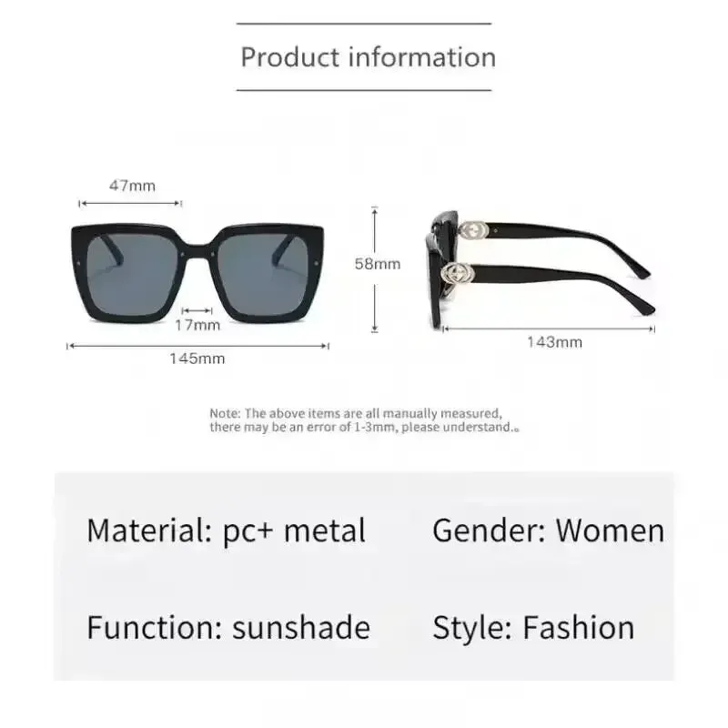 New Fashion Designer Sunglasses Women Vintage UV400 Luxury Shades