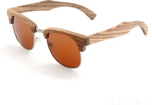 New Zebra-stripe Design Luxury Sunglasses Women  Handmade  Wood Box Included
